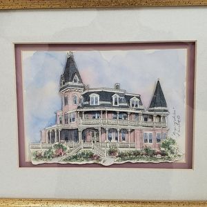 Angel of the sea. Sculpture Watercolor, hand cut,